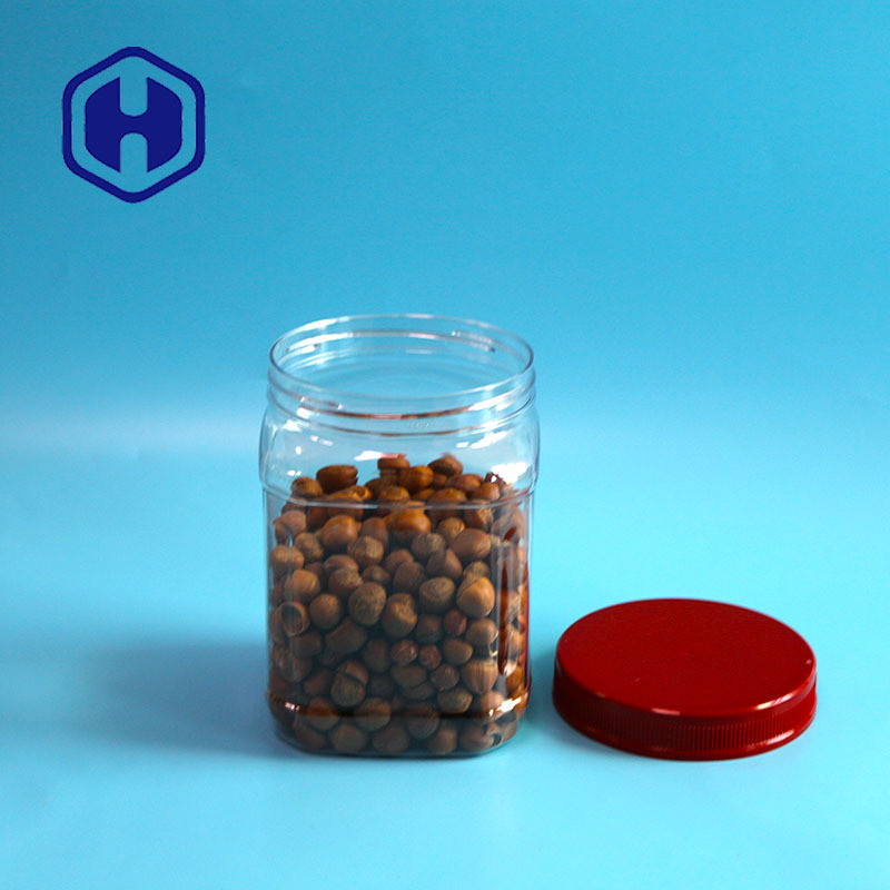 HAUSTIER Quadrat 1480ml 50oz Plastikglas-Kaffee-Pulver-Verpacken der  Lebensmittel mit Schrauben-Deckel